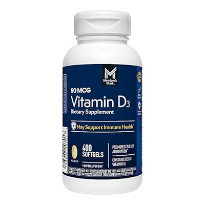 Membres Vitamine D3 2000 UI 50 mcg, Supplément