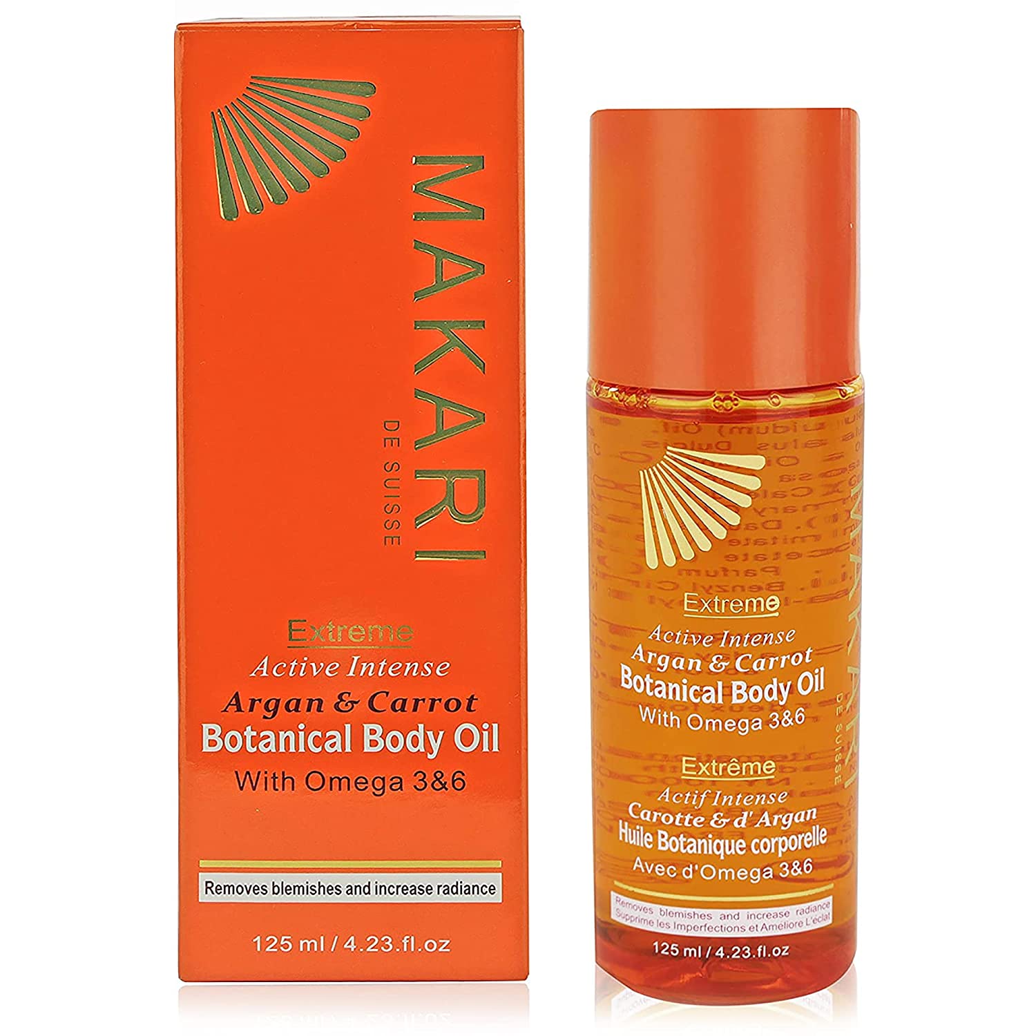 MAKARI Extreme Argan & Carrot Oil Botanical Body Oil 125ml