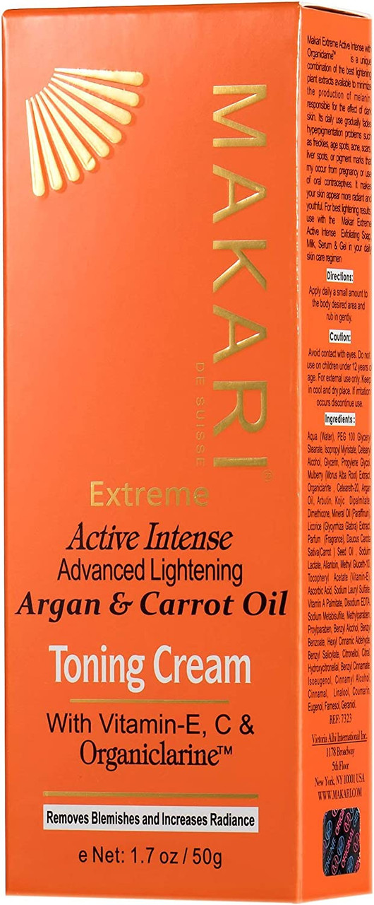 Makari Extreme Carrot & Argan Oil Facial Toning Cream 1.7oz