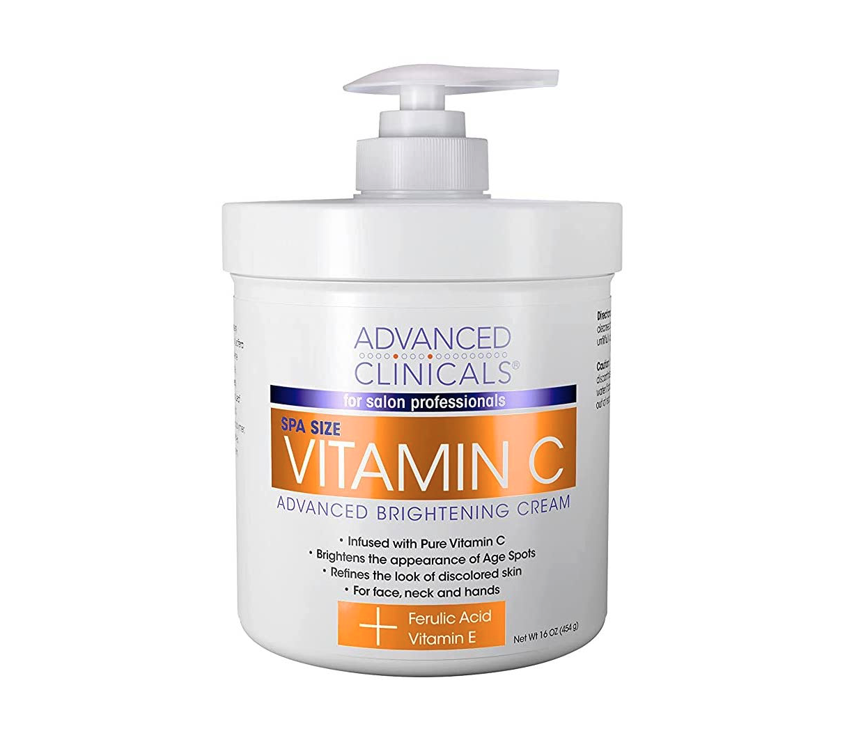 ADVANCED CLINICALS Vitamin C Brightening Cream 454g