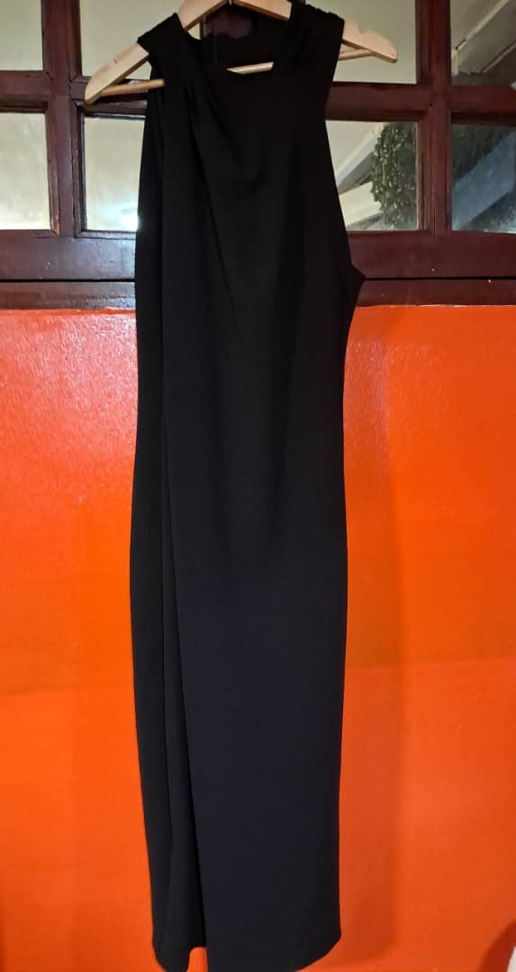 Robe Brandon Maxwell noire sans manches