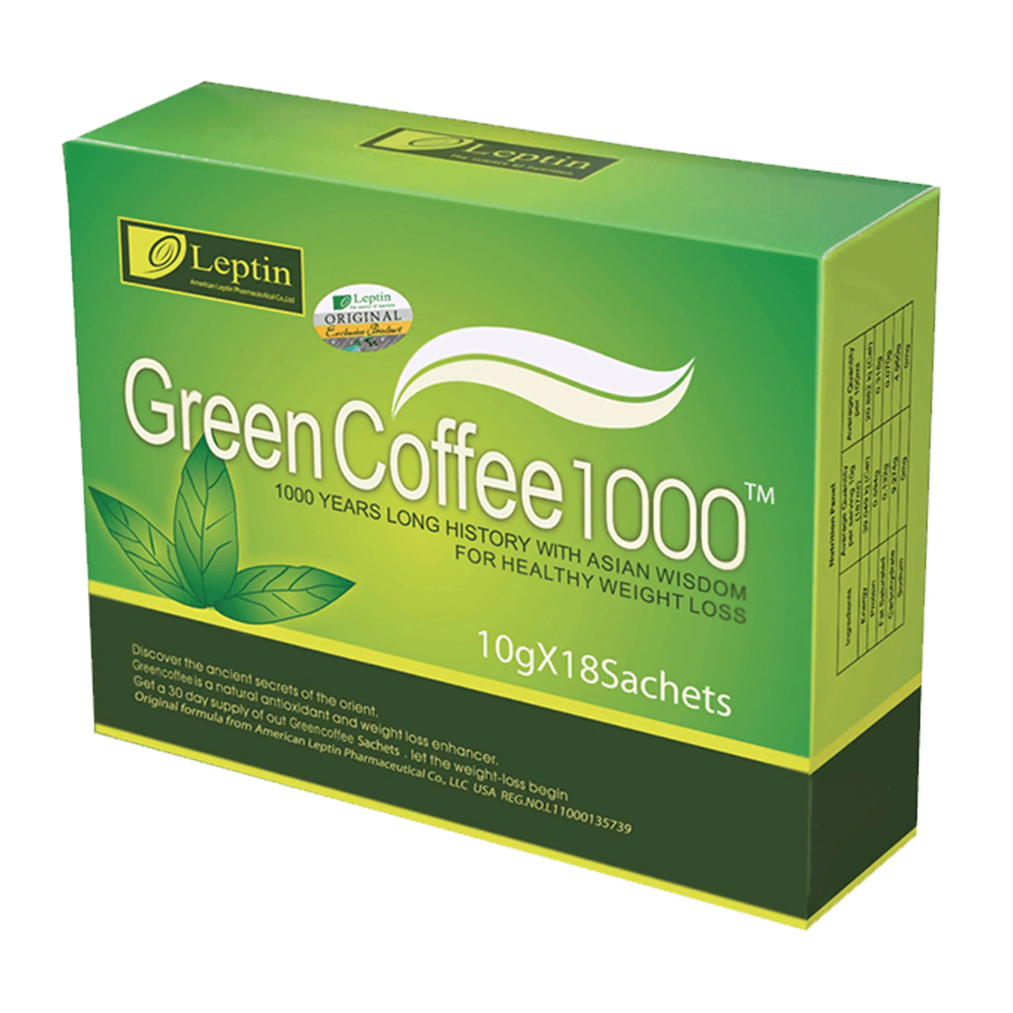Leptin Green Coffee 1000