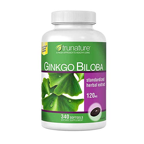 Ginkgo Biloba Softgels, 340 comte